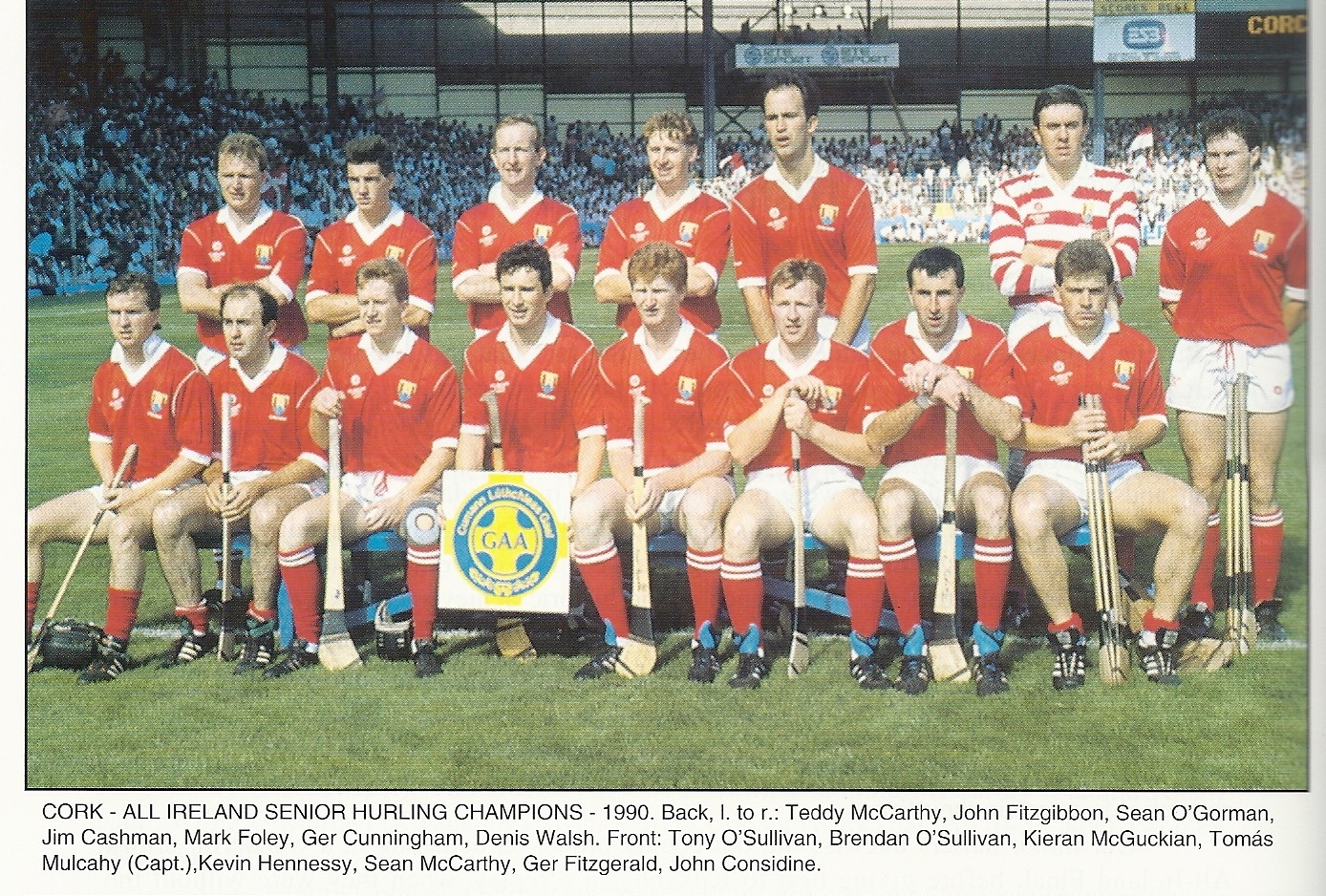 Cork Hurling and Football double 30 years ago Cork GAA