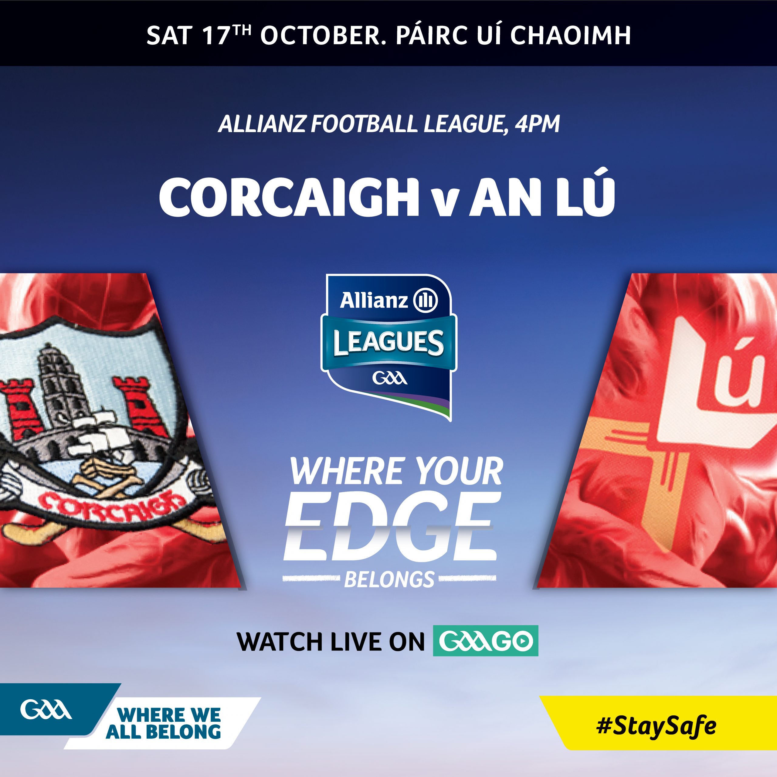 Cork vs Louth National Football League Cork GAA