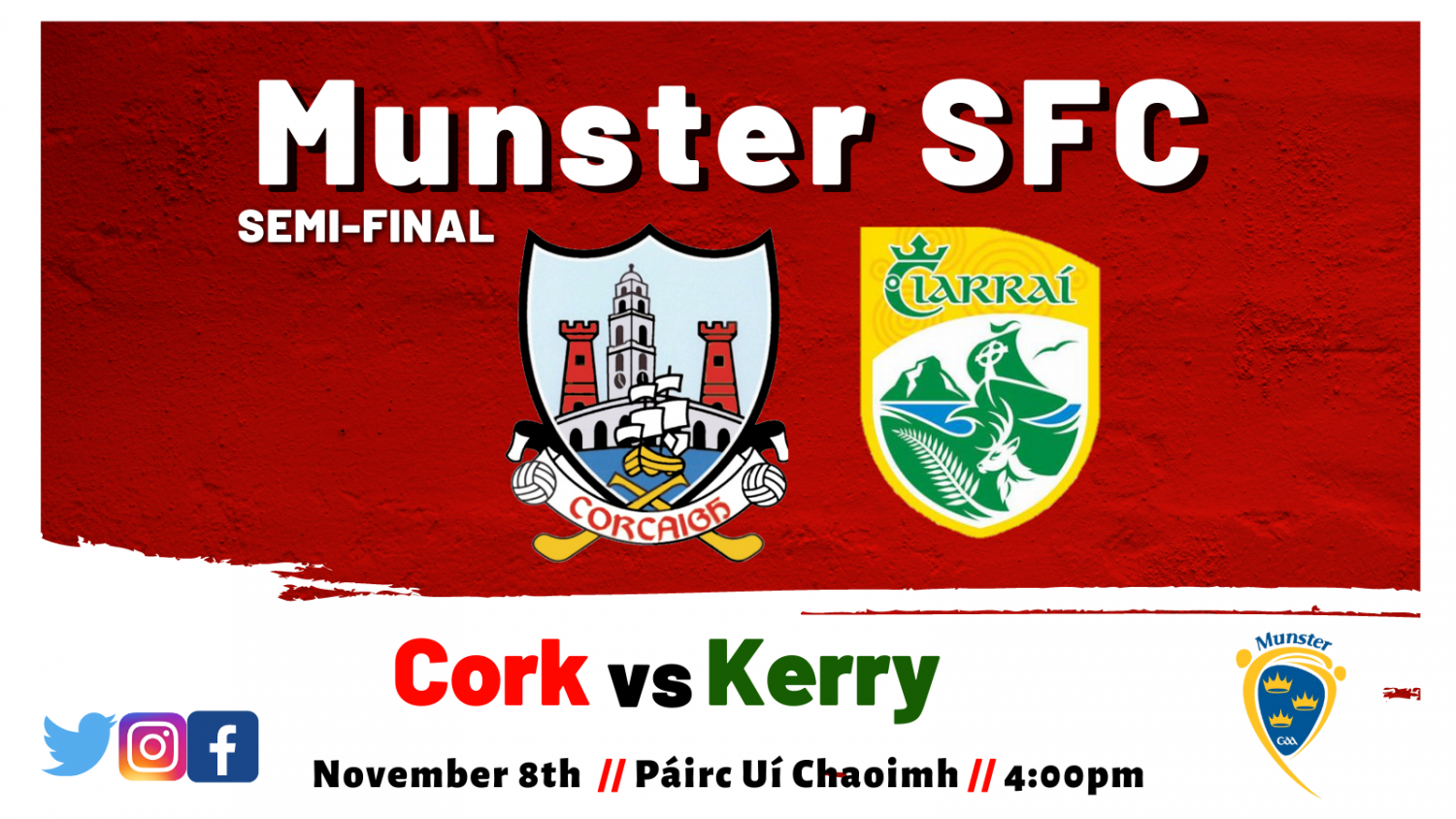 Munster SFC Cork VS Kerry SemiFinal Cork GAA