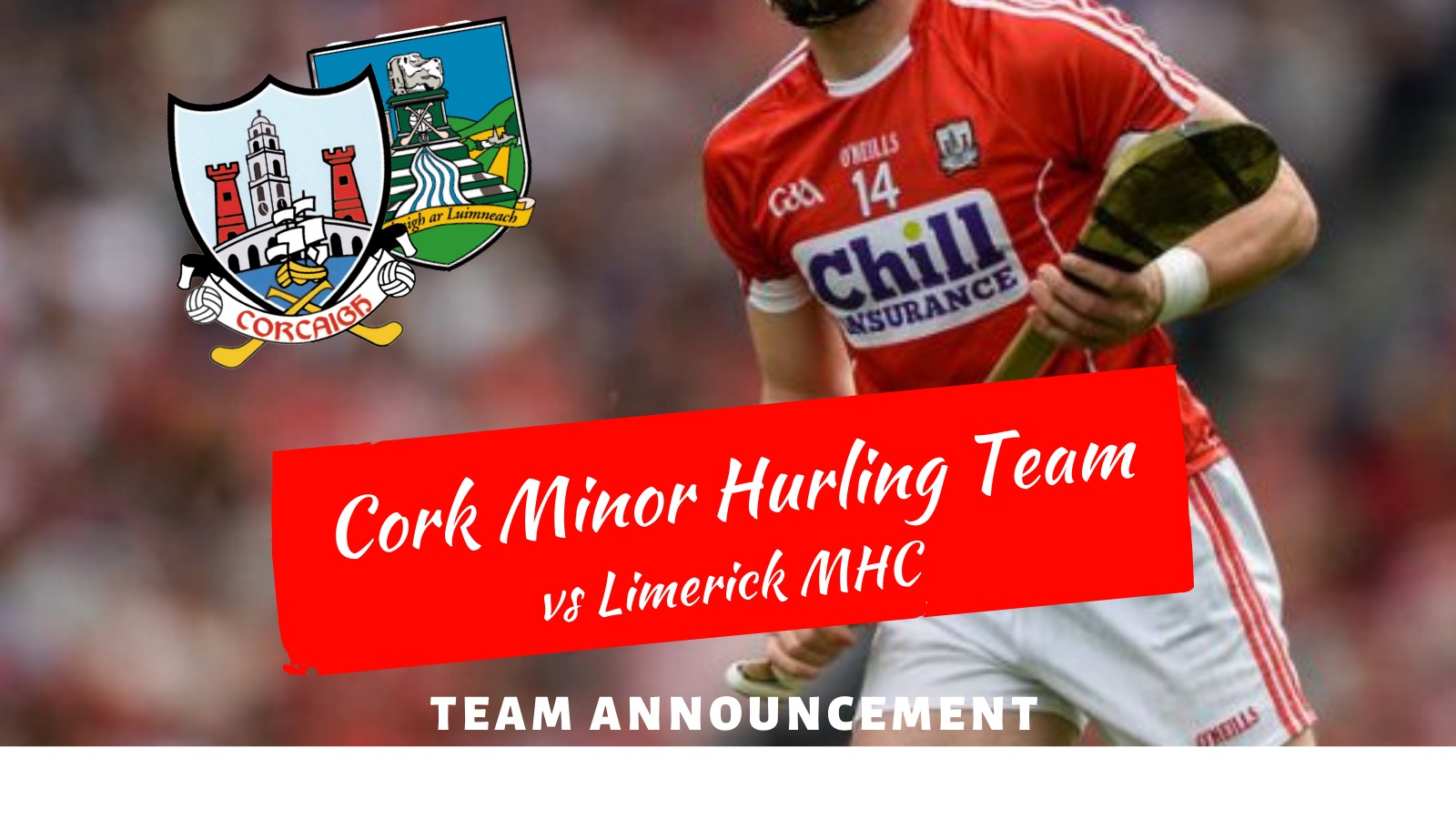 Cork Minor Hurling Team announced. Cork GAA