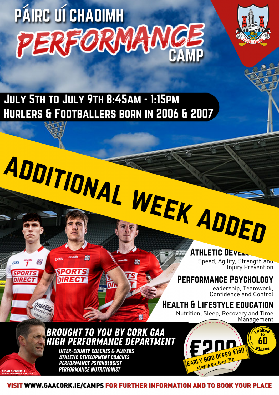 High Performance Camp - Cork GAA