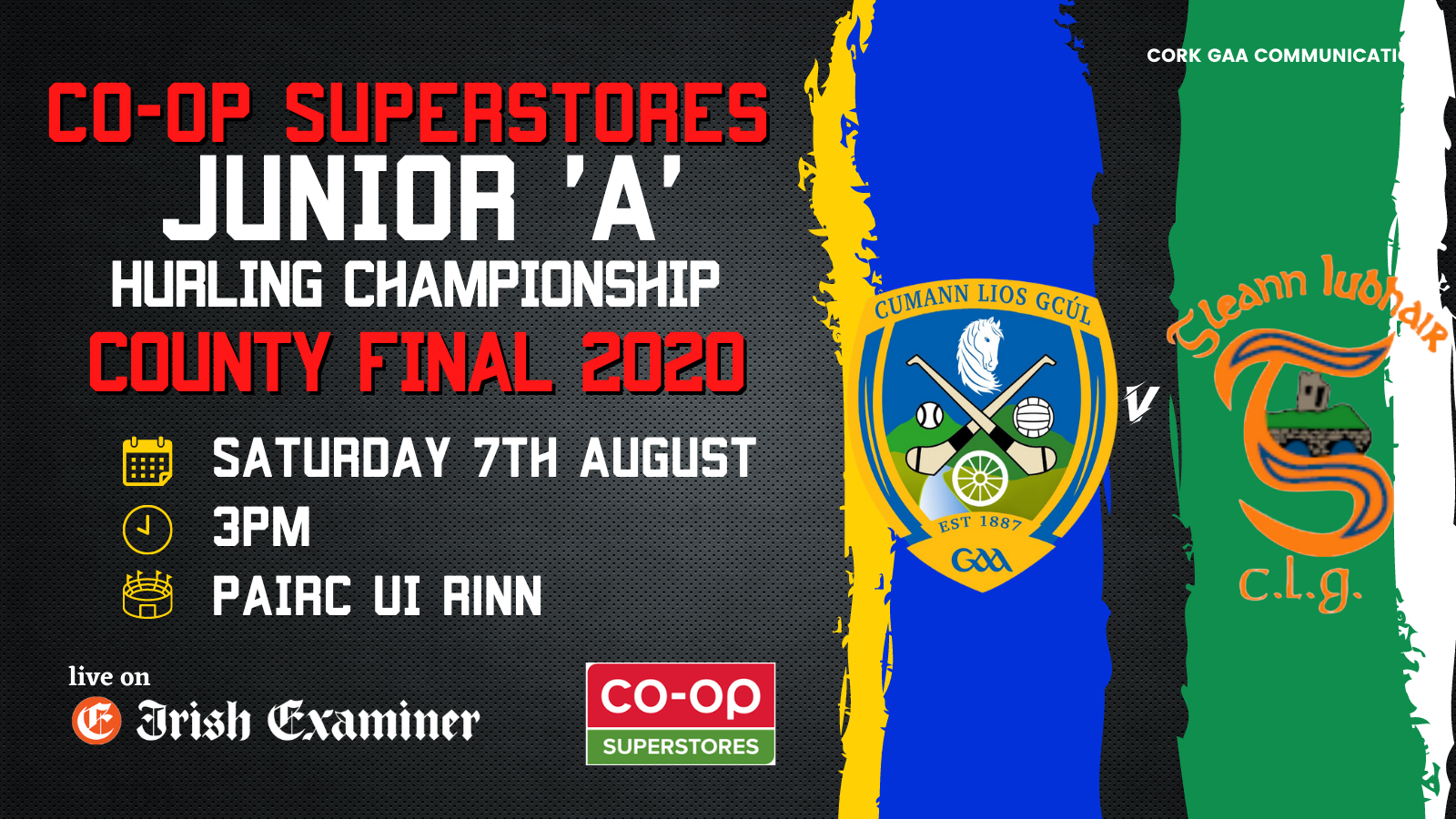 County Junior A Hurling Final Cork GAA