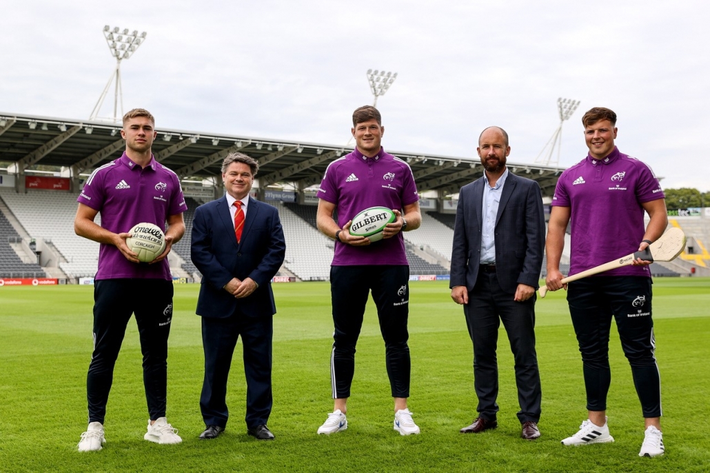 Cork GAA Welcome Munster Rugby CEO & Munster players to Páirc Uí Chaoimh
