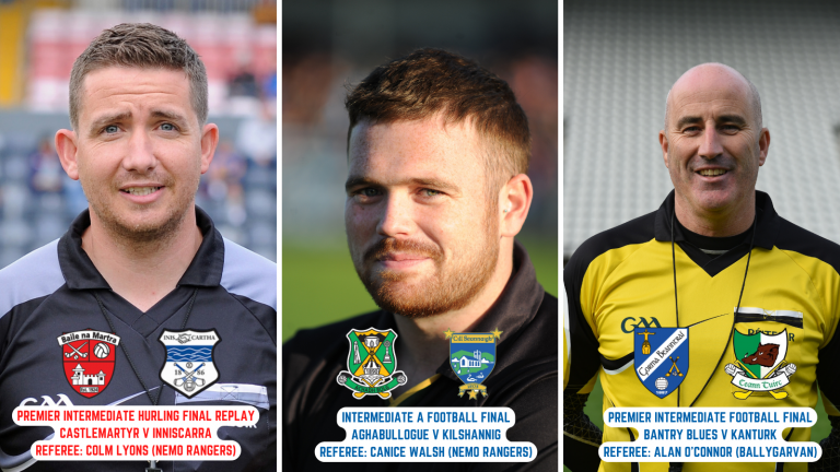 Referees for County Finals Saturday October 22nd & Sunday October 23rd