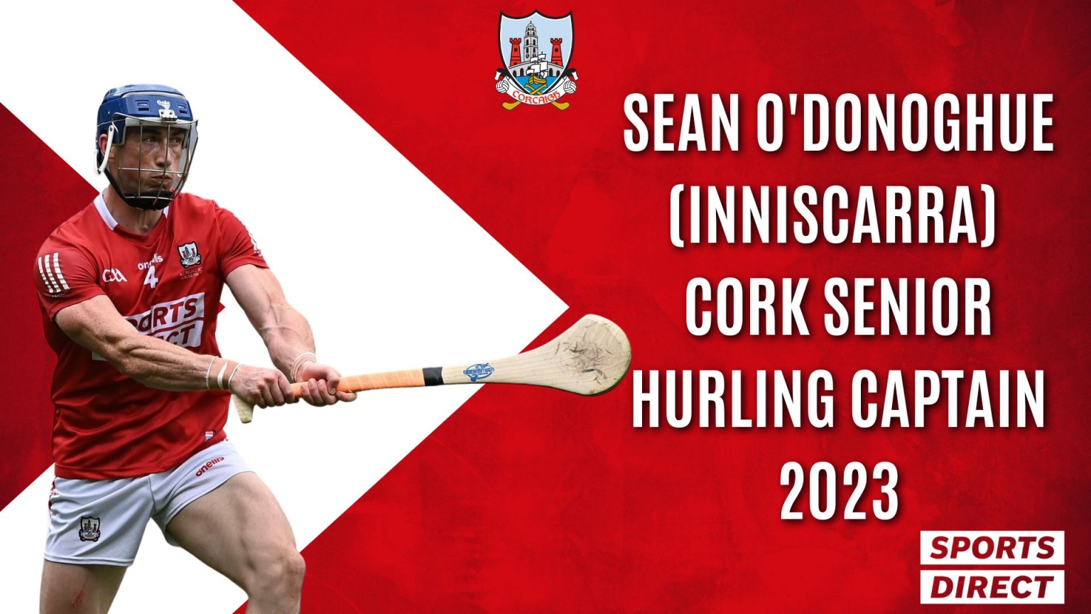 Sean O’Donoghue named Cork Senior Hurling Captain for 2023 Cork GAA