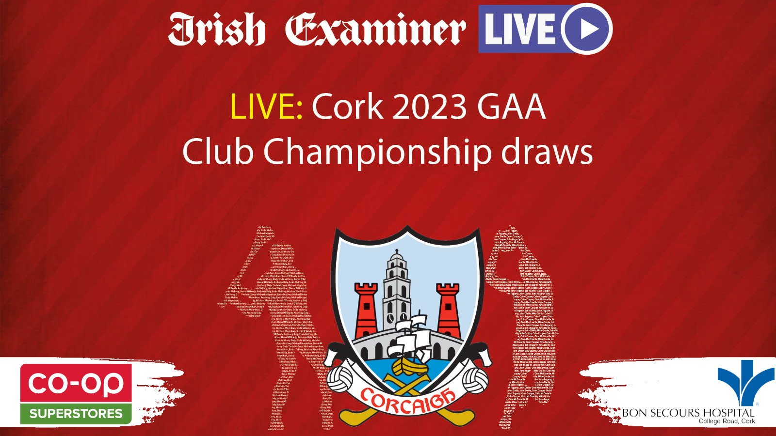 County Championship Draws 2023 Cork GAA