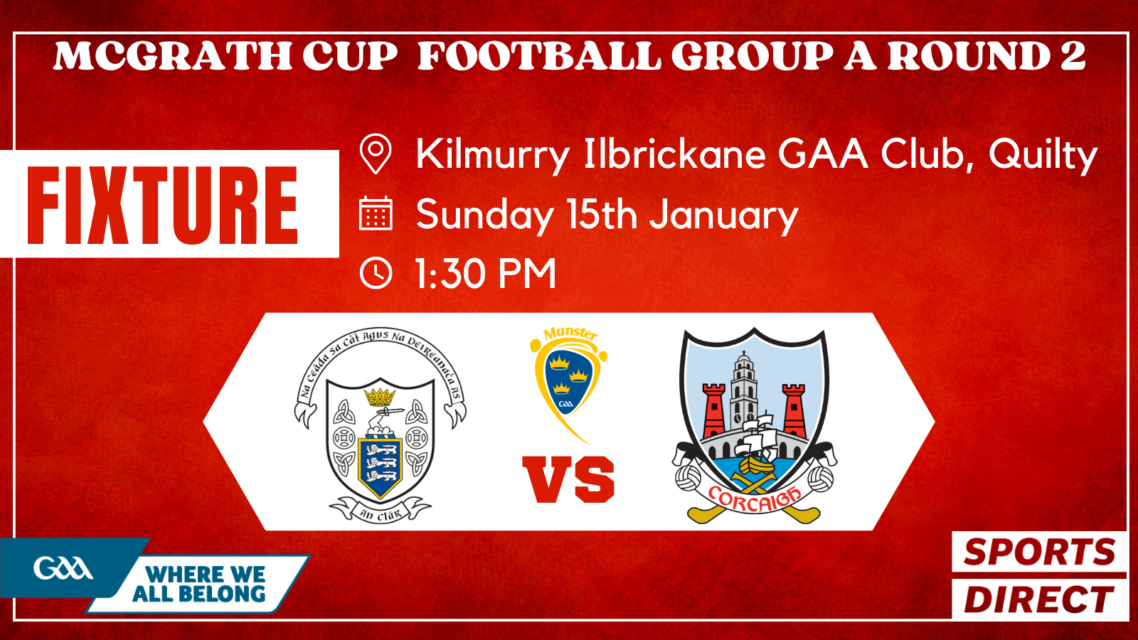 2023 McGrath Cup Football Clare v Cork Cork GAA