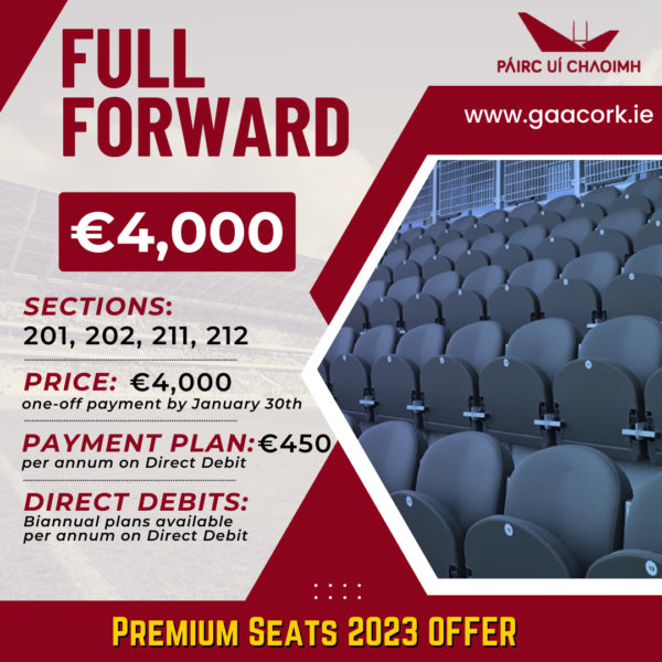 Premium Tickets Cork GAA