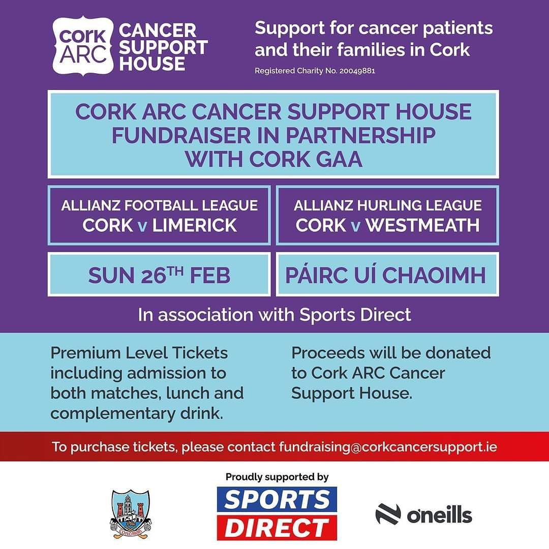 Cork GAA Partner with Cork ARC Cork GAA