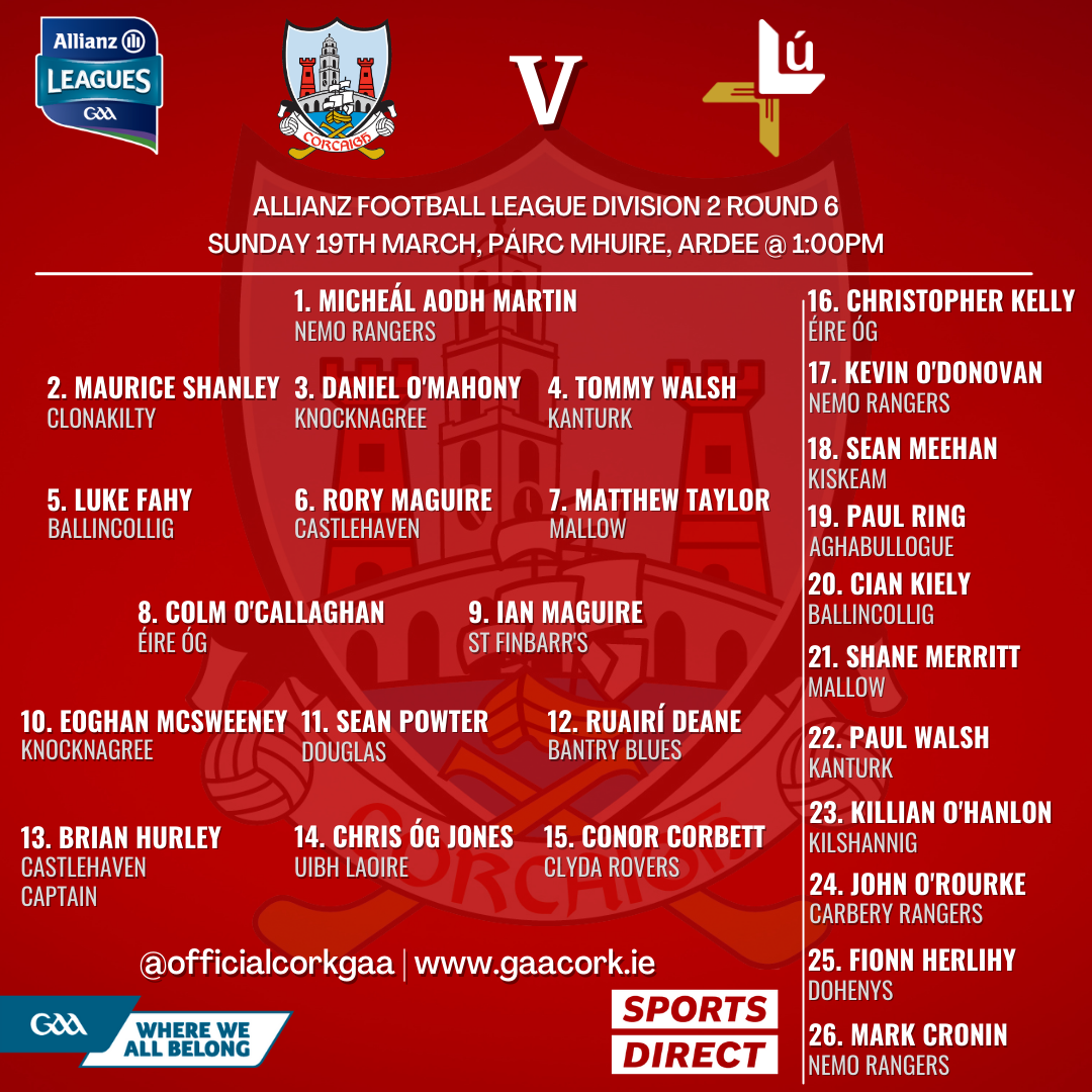 2023 Allianz Football League Fixtures.