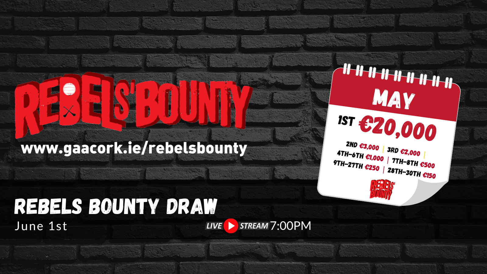 Rebels’ Bounty Draw for May