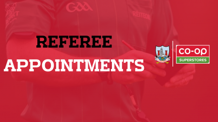 Co-Op Superstores Cork County Hurling Finals Referees announced