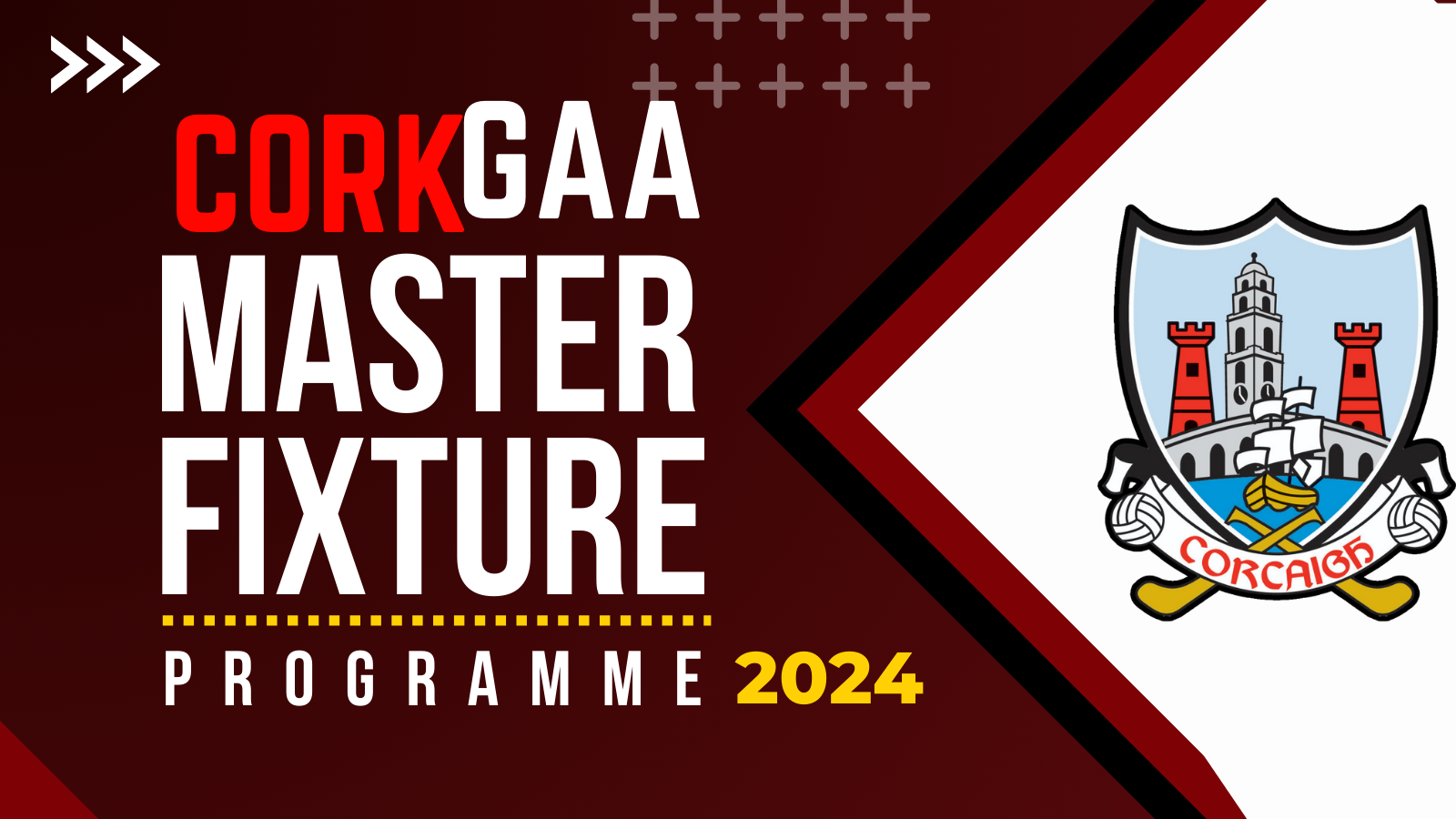 Plan directeur 2024 – Cork GAA