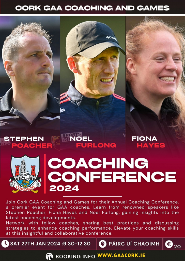 Cork Coaching and Games Conference 2024 Cork GAA