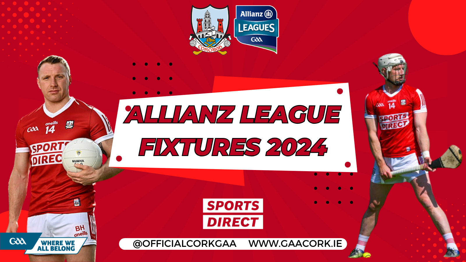 2023 Football & Hurling Allianz League Fixtures - CLG Mhuineacháin