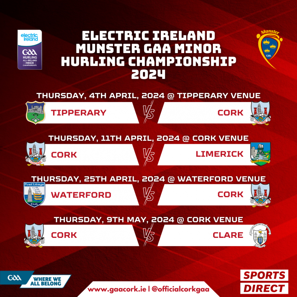 Munster senior hurling store championship fixtures