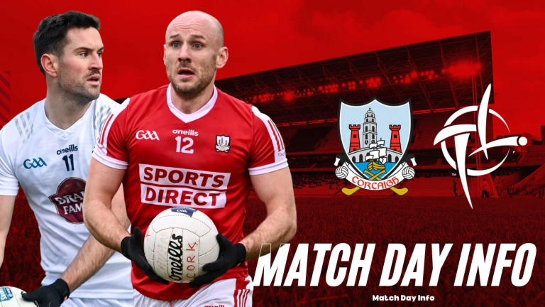 Match Day Info: Cork V Kildare, Allianz Football League