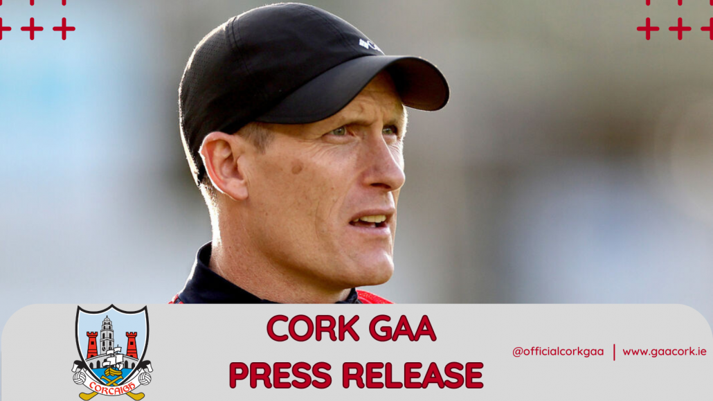 Cork GAA U20 Hurling Appointment