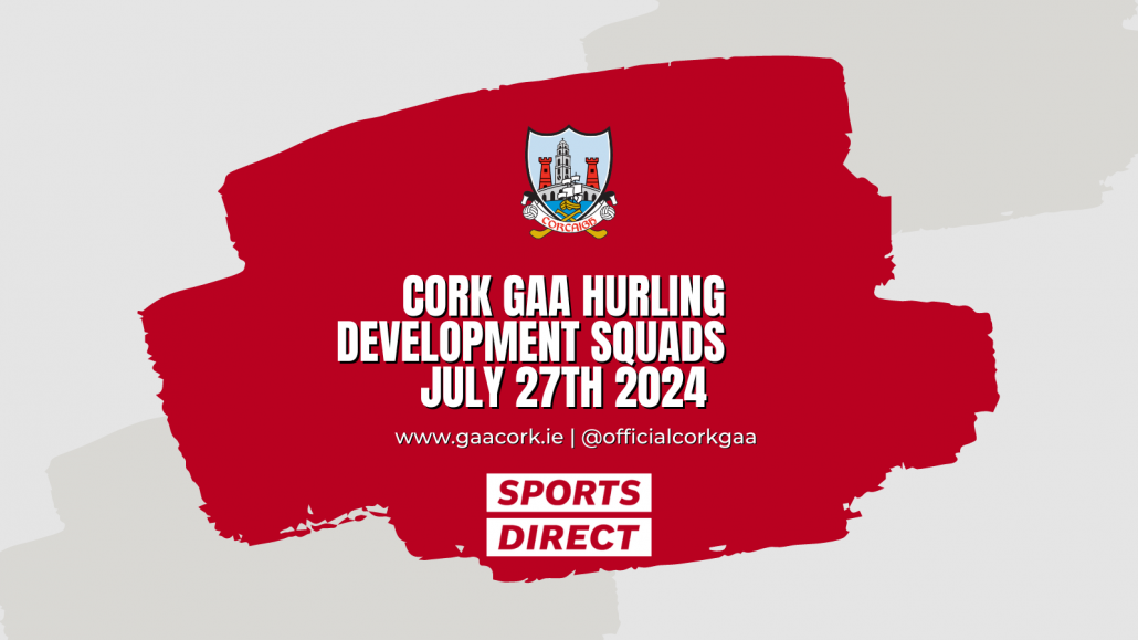 Cork GAA Hurling Development Squads in action on Saturday July 27th