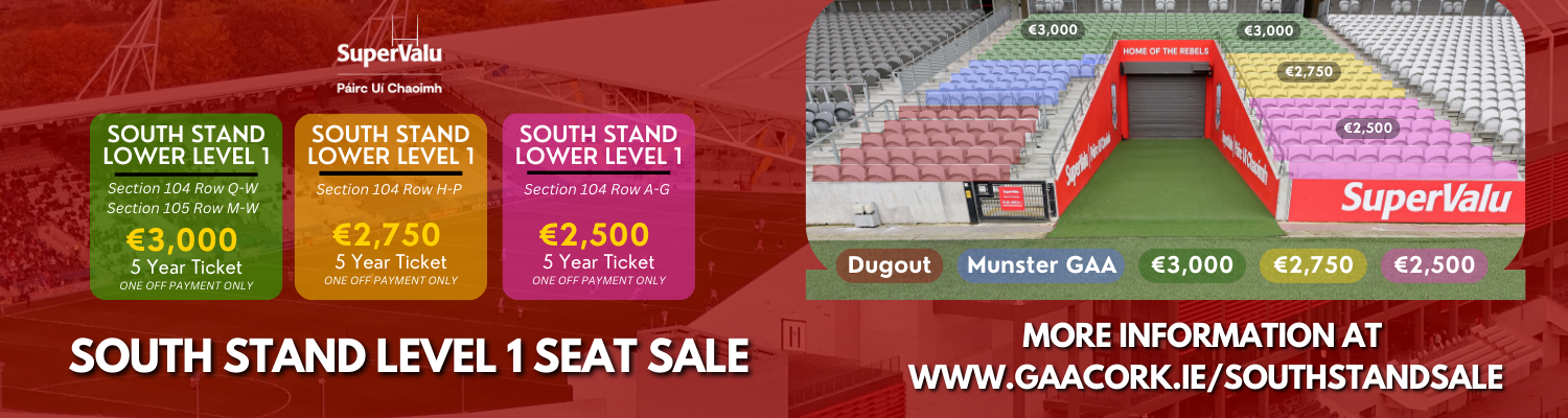 South Stand Level 1 Seat Sale