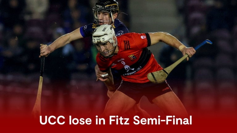 UCC hurlers lose in Fitz Semi-Final