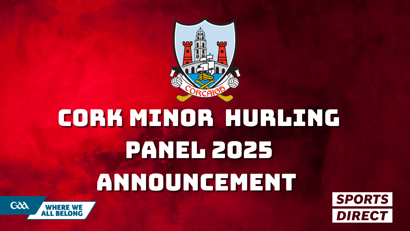 Gaa Panel The Cork Minor Hurling Panel 2025 has been announced; – Cork GAA