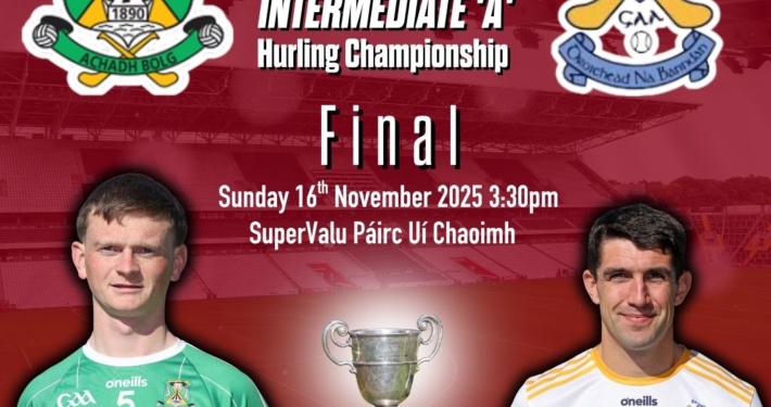 Co-Op Superstores Intermediate A Hurling Championship Final: Aghabullogue v Bandon