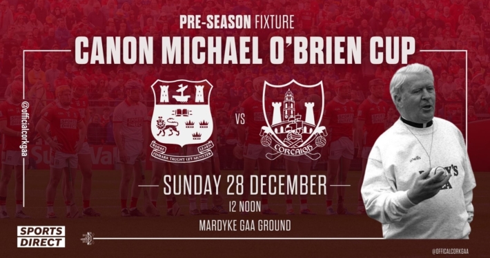 The Cork Senior Hurling Team to play UCC in the Canon O’Brien Cup has been announced;