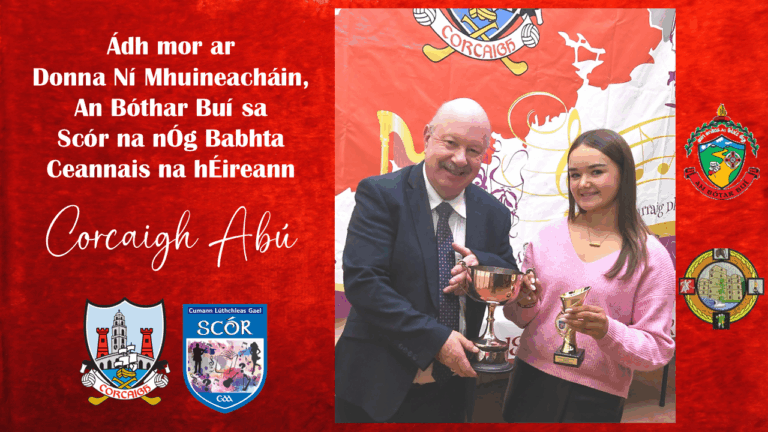 All-Ireland Scór na nÓg Finals in Killarney on Saturday 24th January.