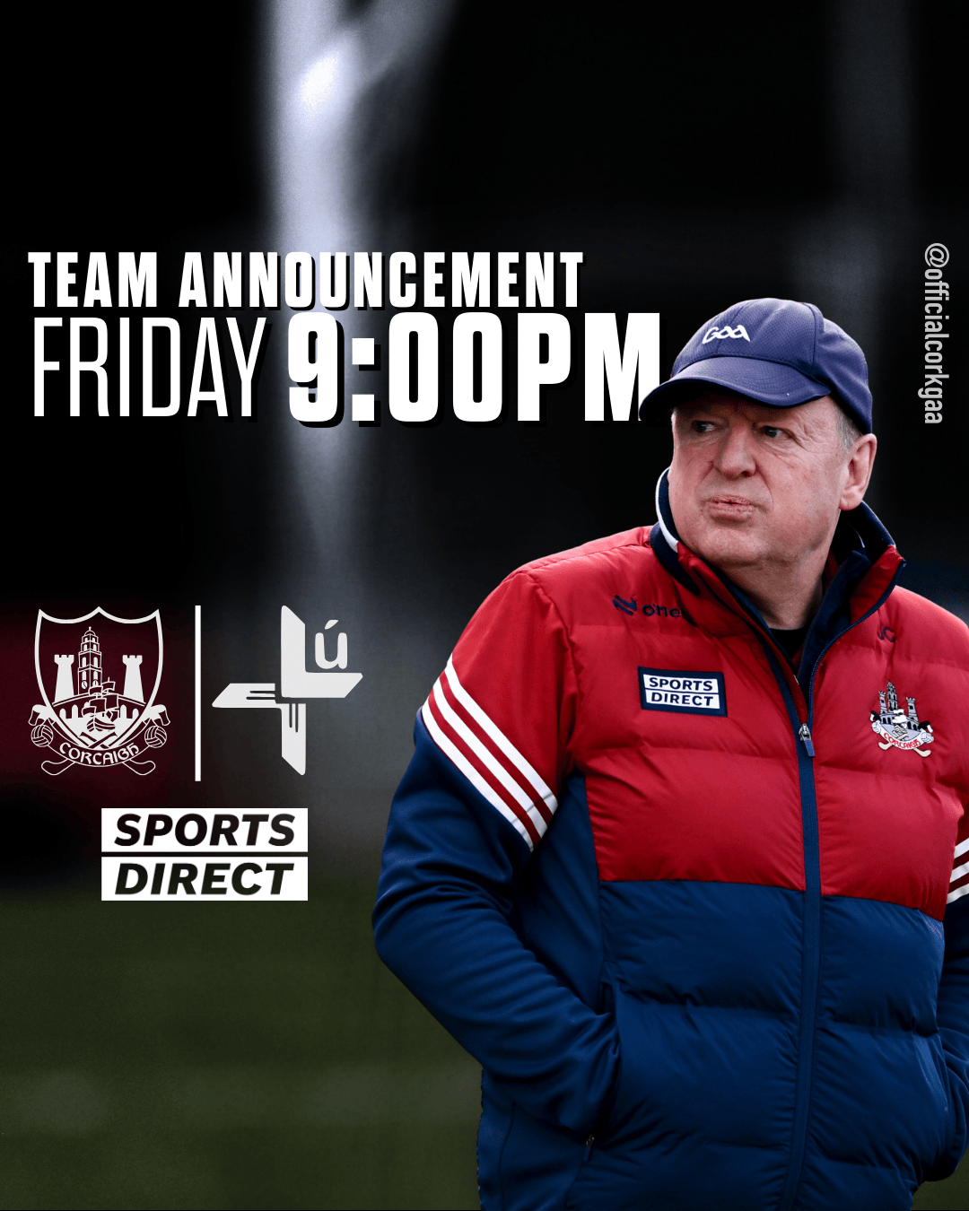 Cork Senior Football Team to Face Louth Announced Tonight