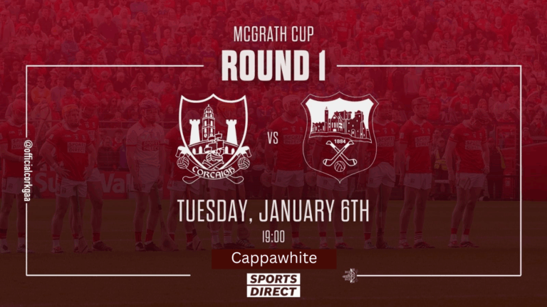 The Cork Senior Football team to play Tipperary in the McGrath Cup Group B has been announced;