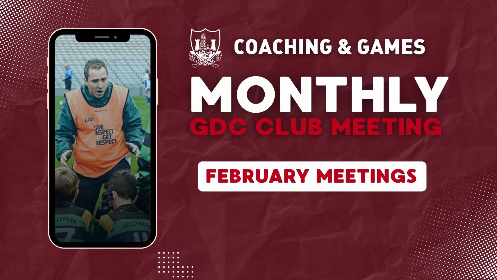 Coaching and Games Development Club Meetings for February