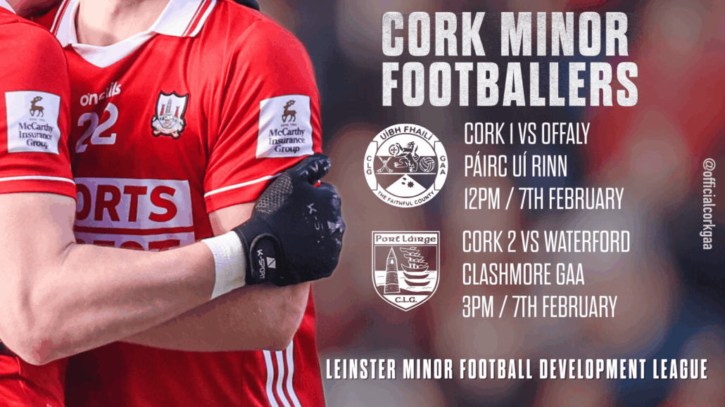 Cork U17s in Leinster Minor Development League Action