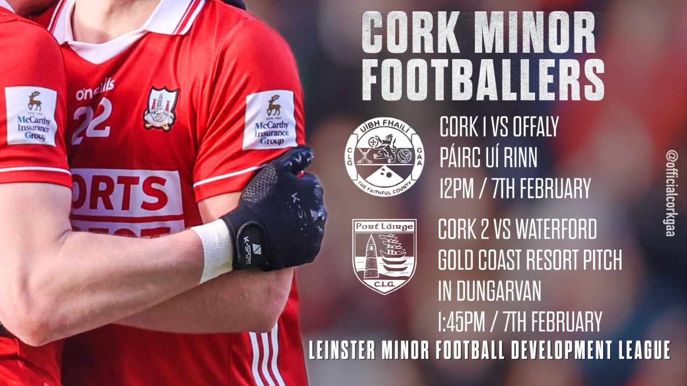 Cork U17s in Leinster Minor Development League Action