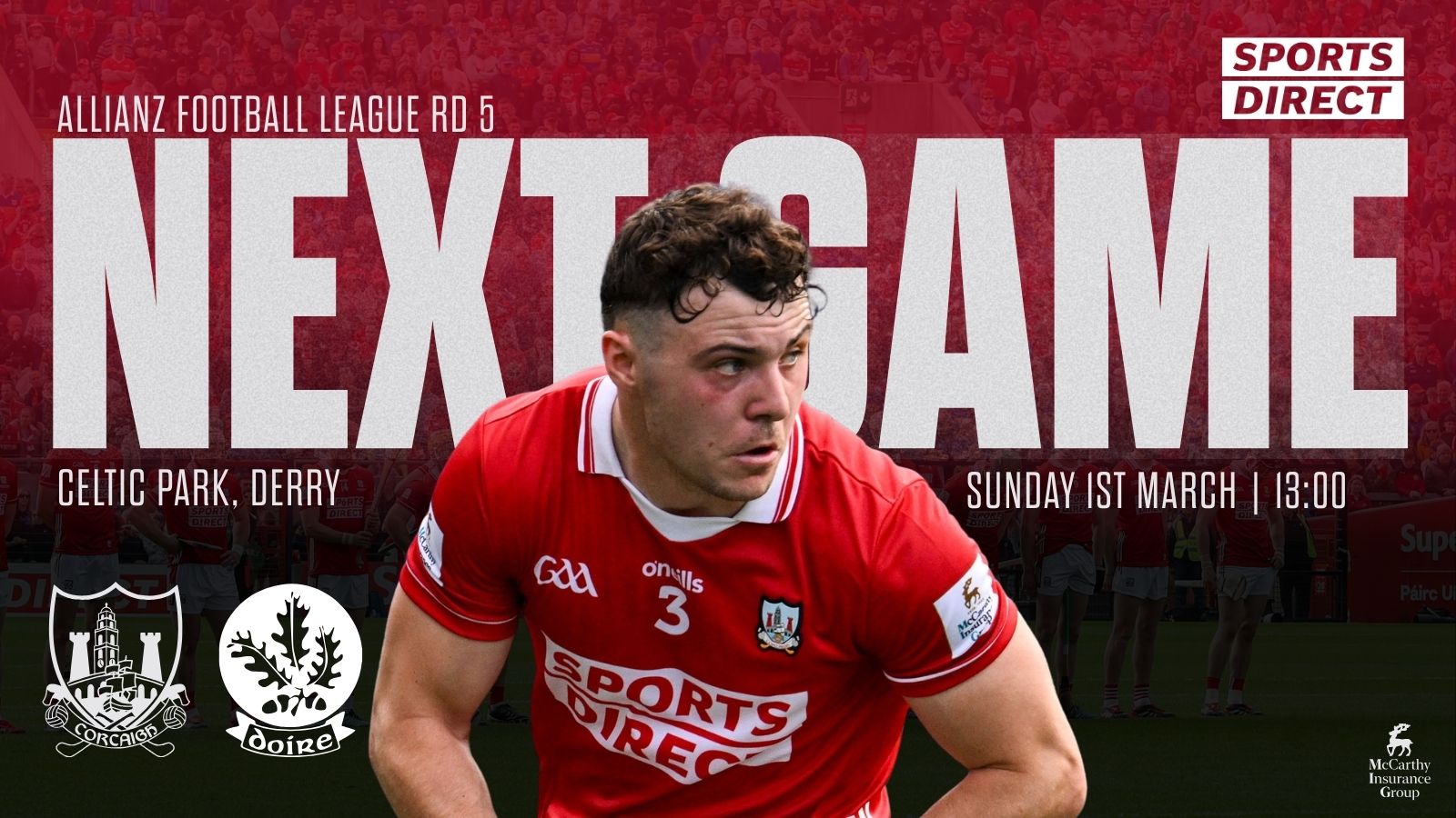 2026 – Allianz Football League Round 5: Derry v Cork