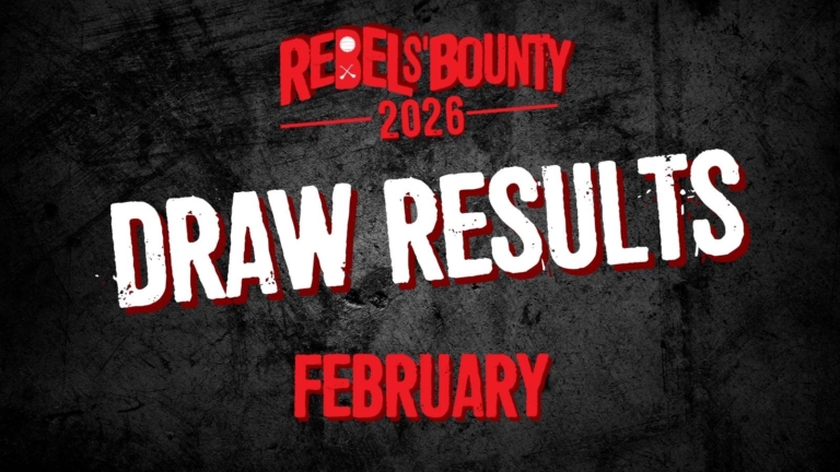 Rebels’ Bounty Draw 2026 – February Winners Announced