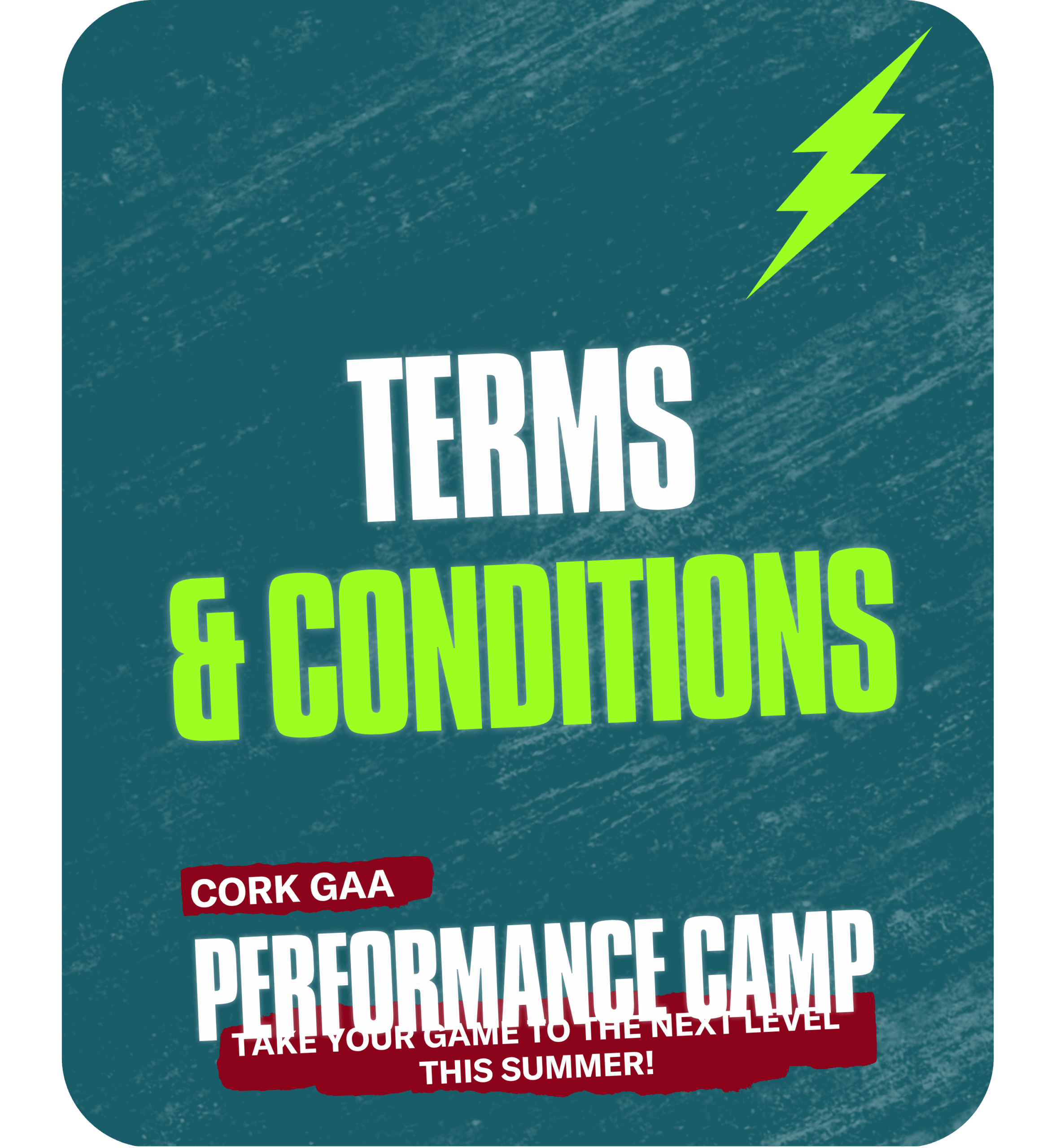 Performance Camp T&C