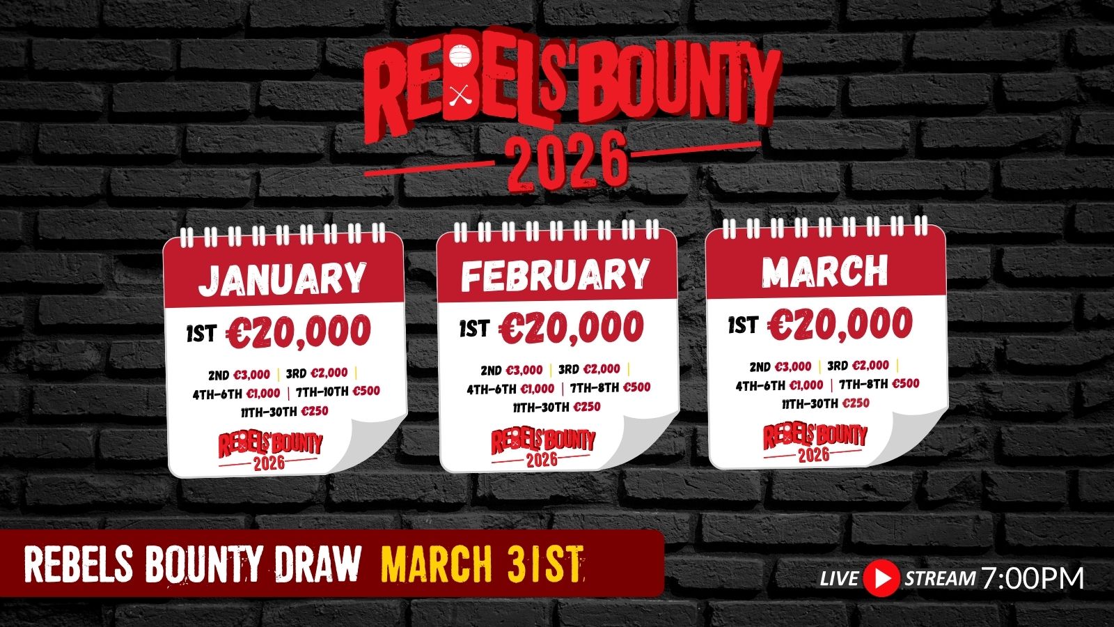 Rebels’ Bounty Draw 2026