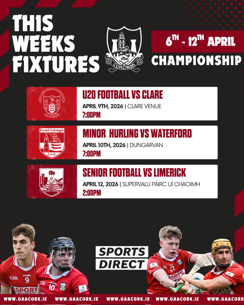 This Week’s Inter-County Fixtures (April 6th – 12th)