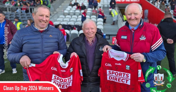 CORK GAA CELEBRATES SUCCESS OF COMMUNITY CLEAN UP DAY AND ANNOUNCES COMPETITION WINNERS