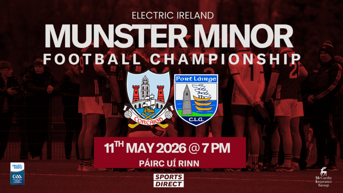 2026- Munster Minor FC | Cork v Waterford