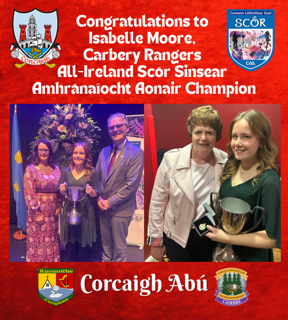 Success in All-Ireland Scór Sinsear Finals