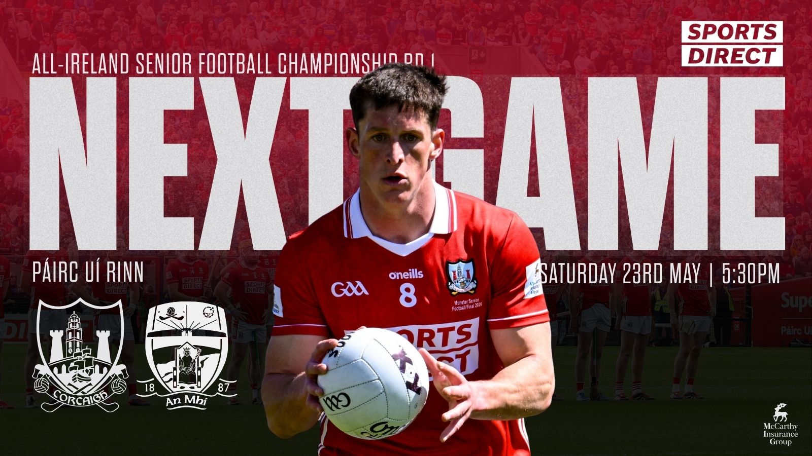 Footballers face Meath in All-Ireland Championship Round 1
