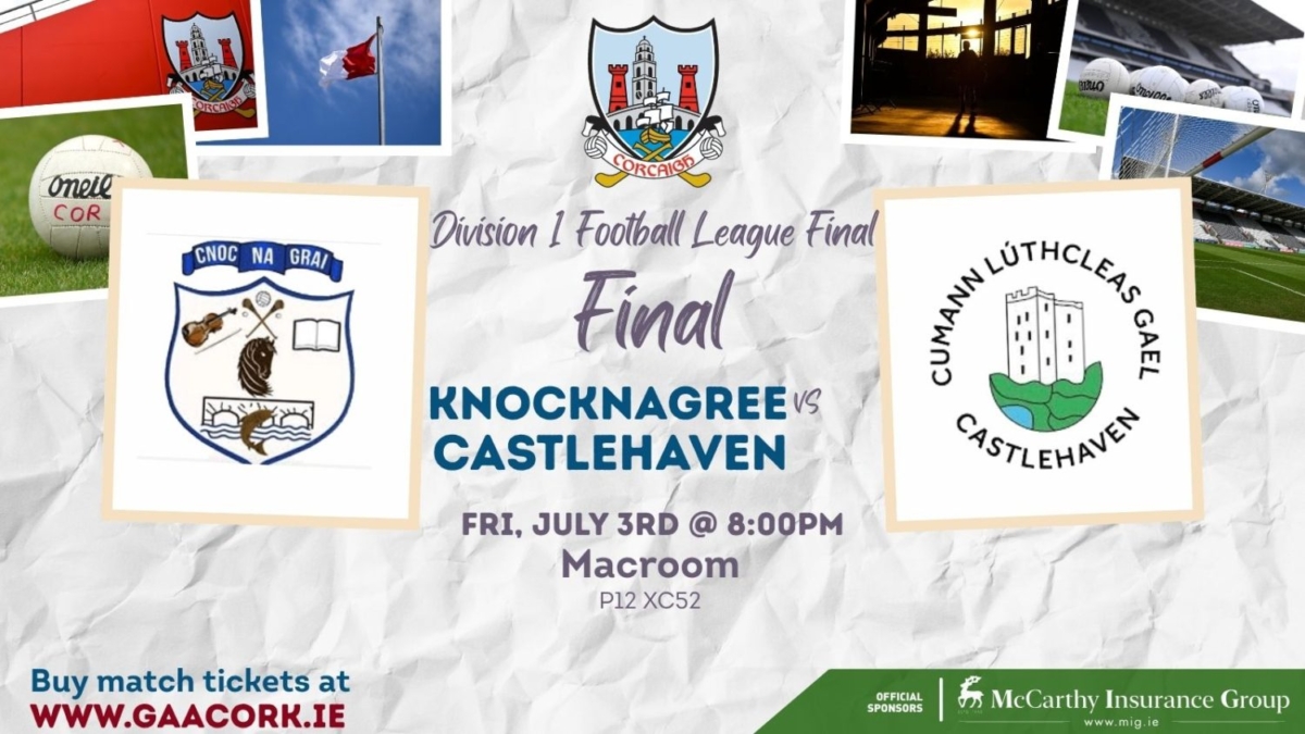 2026 – McCarthy Insurance Group Div 1 Final | Knocknagree v Castlehaven
