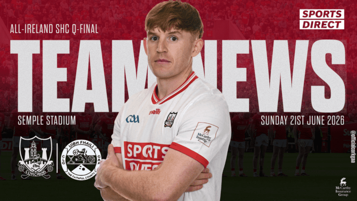 Cork Team to play Offaly has been announced
