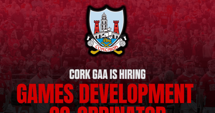 Cork GAA Seeking Applications for Games Development Coordinator Role