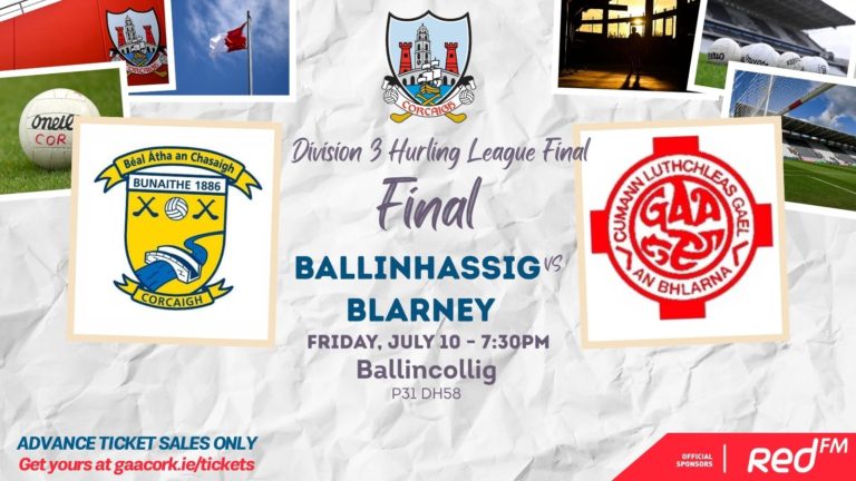 2026- RedFM Div 3 HL Final Blarney 2-19 vs Ballinhassig 1-21