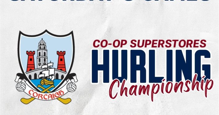 15 Co-Op SuperStores Cork Hurling Championship Round 1 matches taking place on Saturday