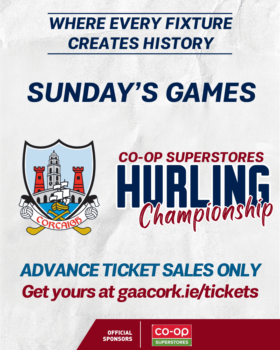 Sunday Matchday Fixtures! – August 2