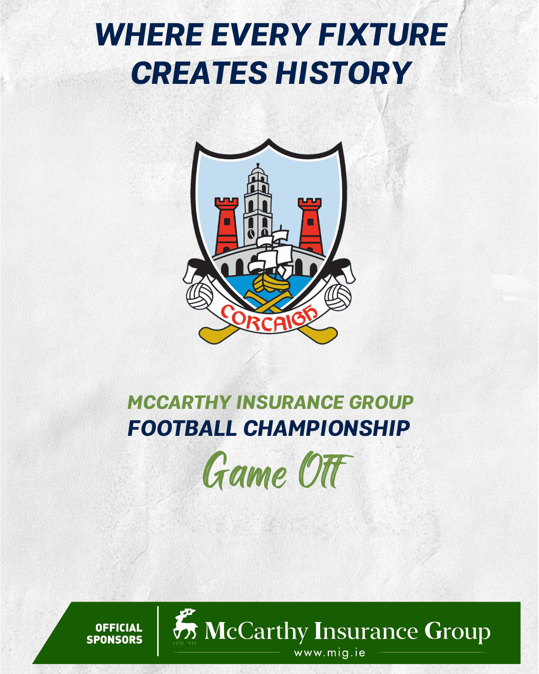 McCarthy Insurance Group Senior ‘A’ FC game is off | Clyda Rovers and Éire Óg